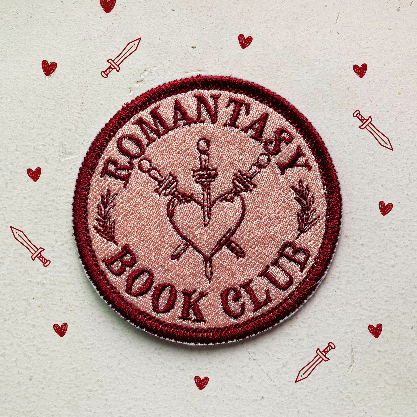 Romantasy Book Club Embroidery Patch