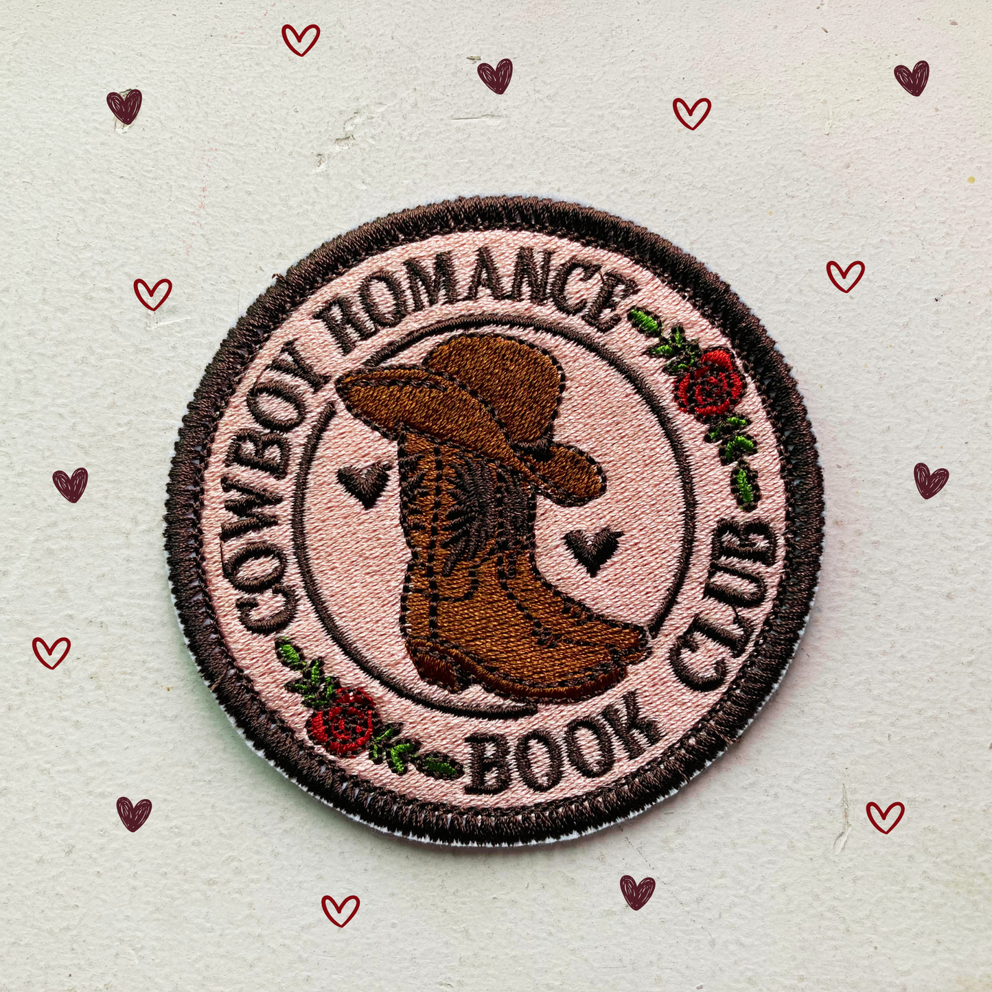 Cowboy Romance Book Club Patch