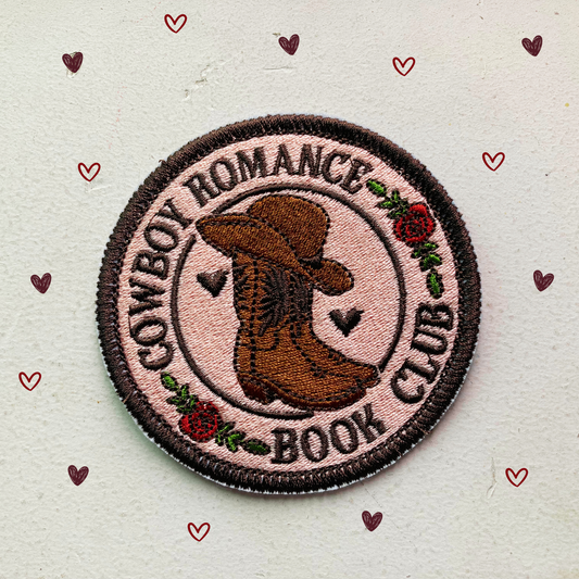 Cowboy Romance Book Club Patch